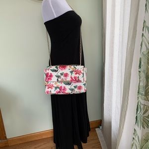 Mossimo floral cross body bag